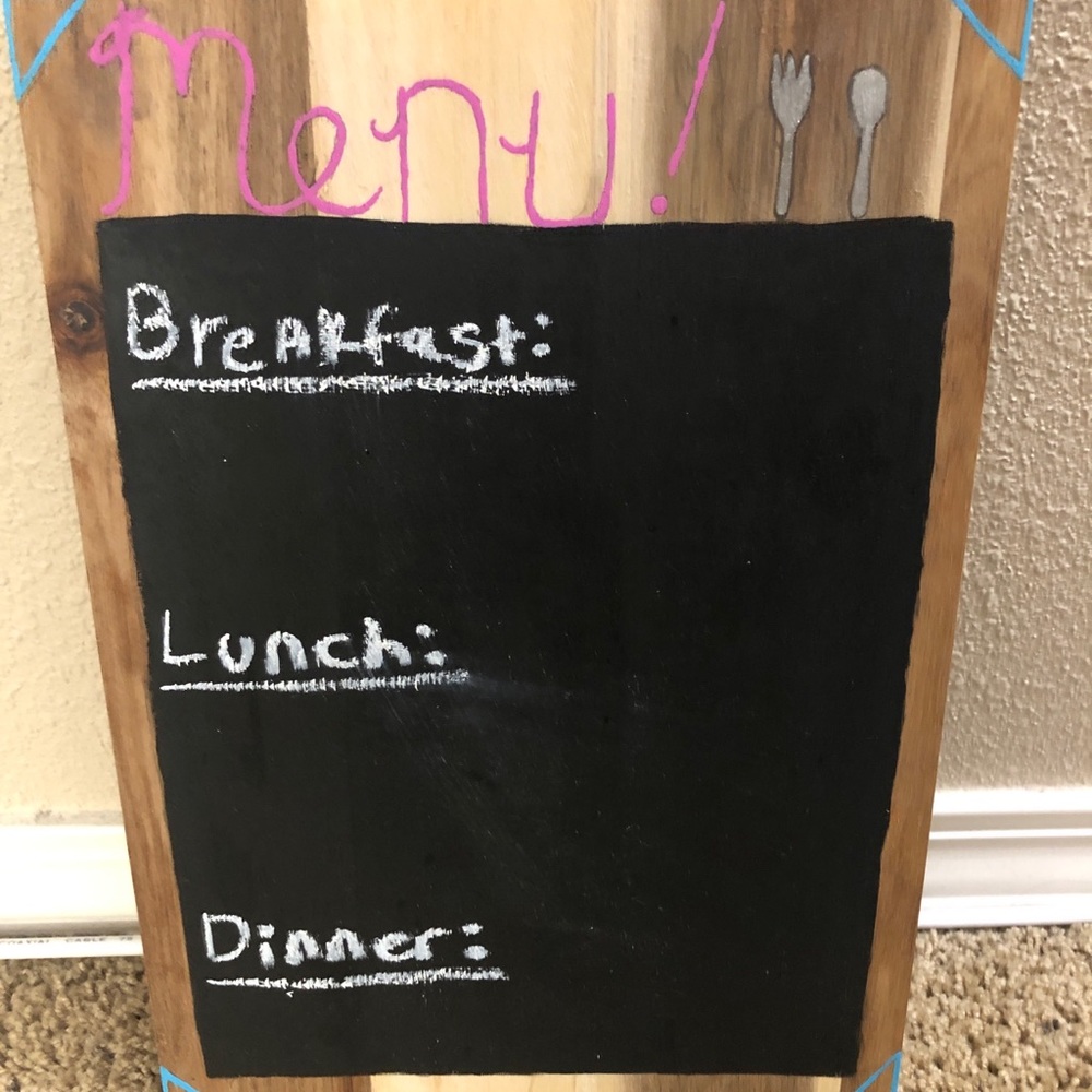 Menu board